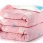 Premium Muslin Cotton Baby Receiving Blanket - 6 Layers Thick