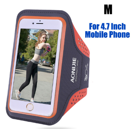 AONIJIE  Running Arm Pack Outdoor Sport Hiking Camping Gym Fitness 5.5 4.7 Inch Touch Screen iPhone 6S Mobile Phone Bag - Korvel