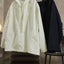 Korean Style Casual Hooded Windbreaker Jacket for Women