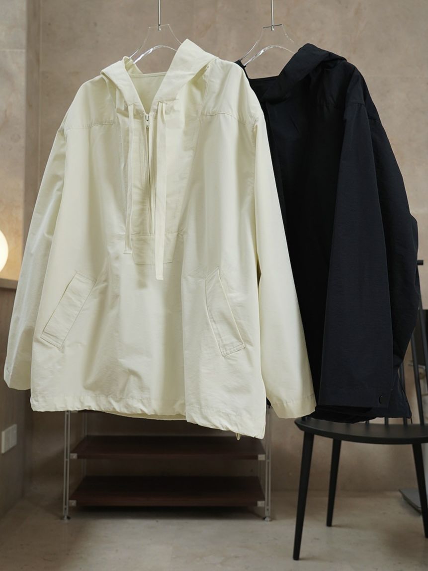 Korean Style Casual Hooded Windbreaker Jacket for Women