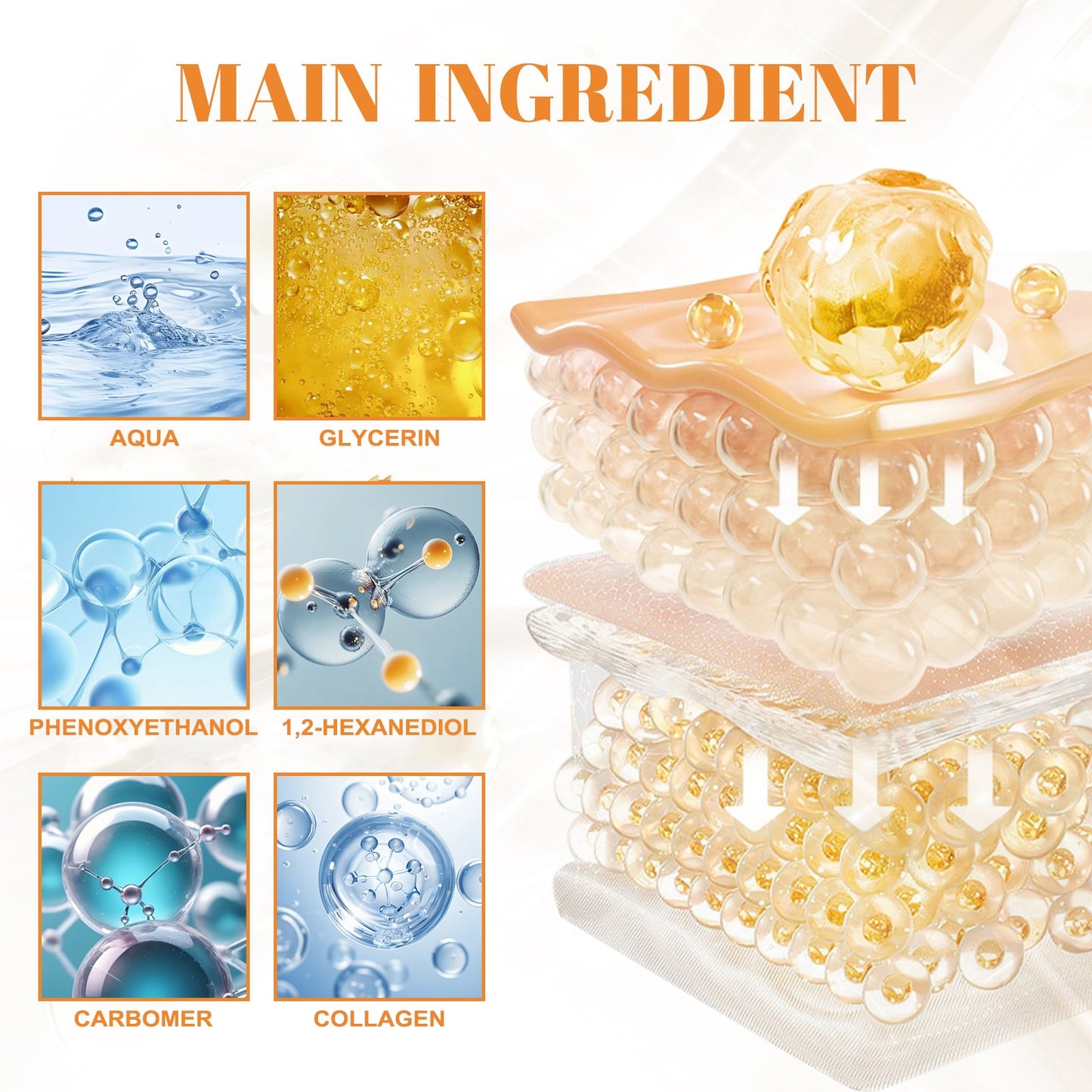 Collagen Eye Mask Collagen Essence Soft Skin Lifting Elastic Moisture Crystal Eye Mask - Korvel