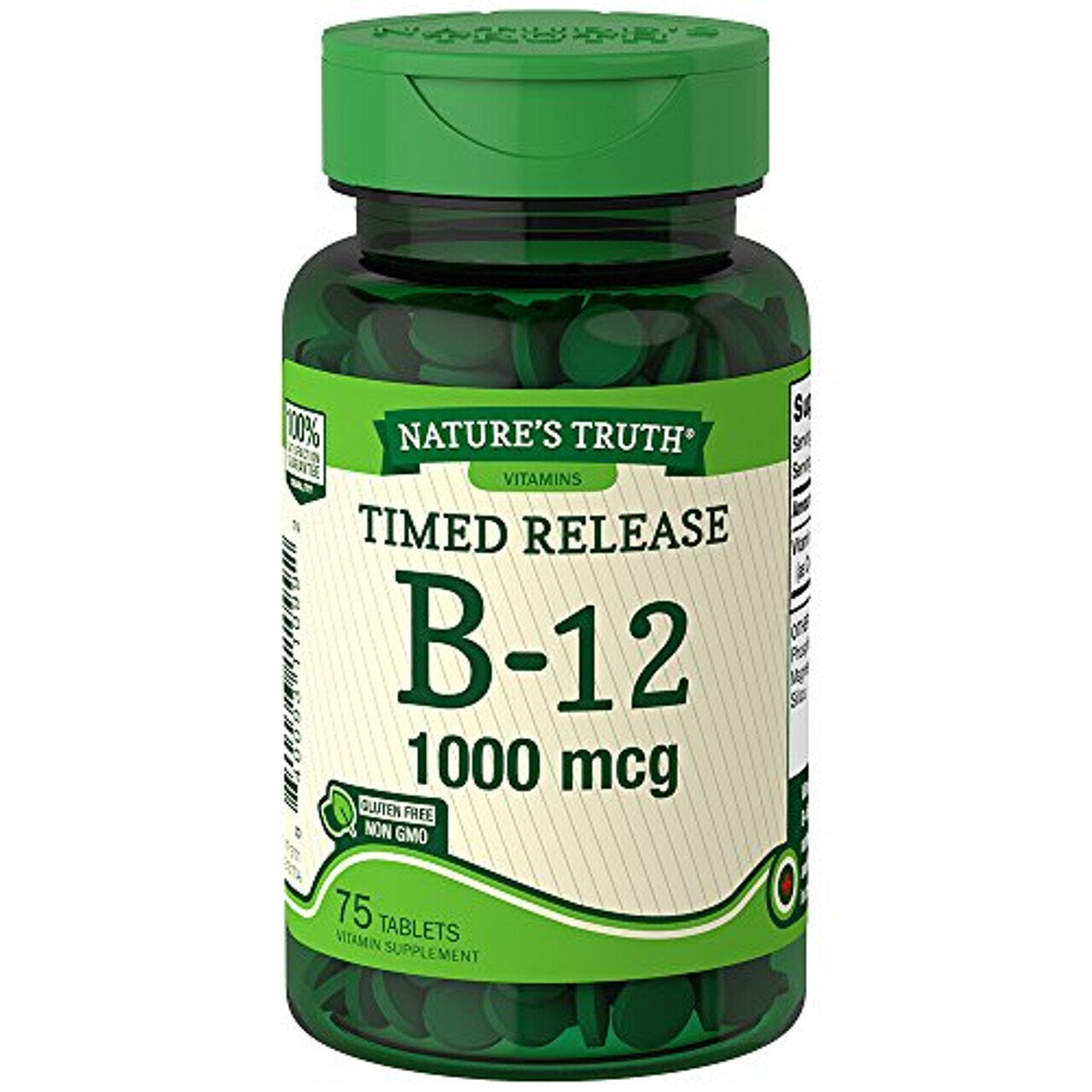 Vitamin B-12 de Nature's Truth liberación prolongada 1000 mcg - 75 tabletas