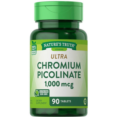 Ultra Picolinate de Chrome de Nature's Truth, 1000 Mcg, 90 Comprimés