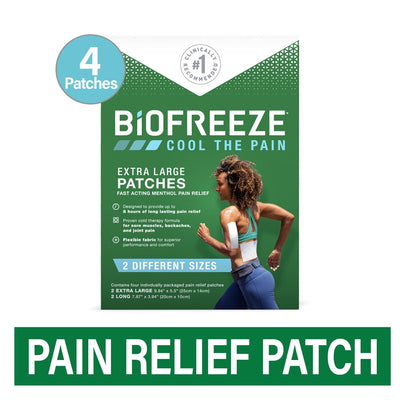 Extra Large Menthol Pain Relief Patches
