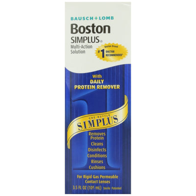 Bausch & Lomb Boston Simplus Multi-Action Solution – 3.5 Fl Oz
