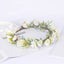 Korean style spring and summer fresh flower garland handmade wrapped fabric small chrysanthemum headpiece - Korvel