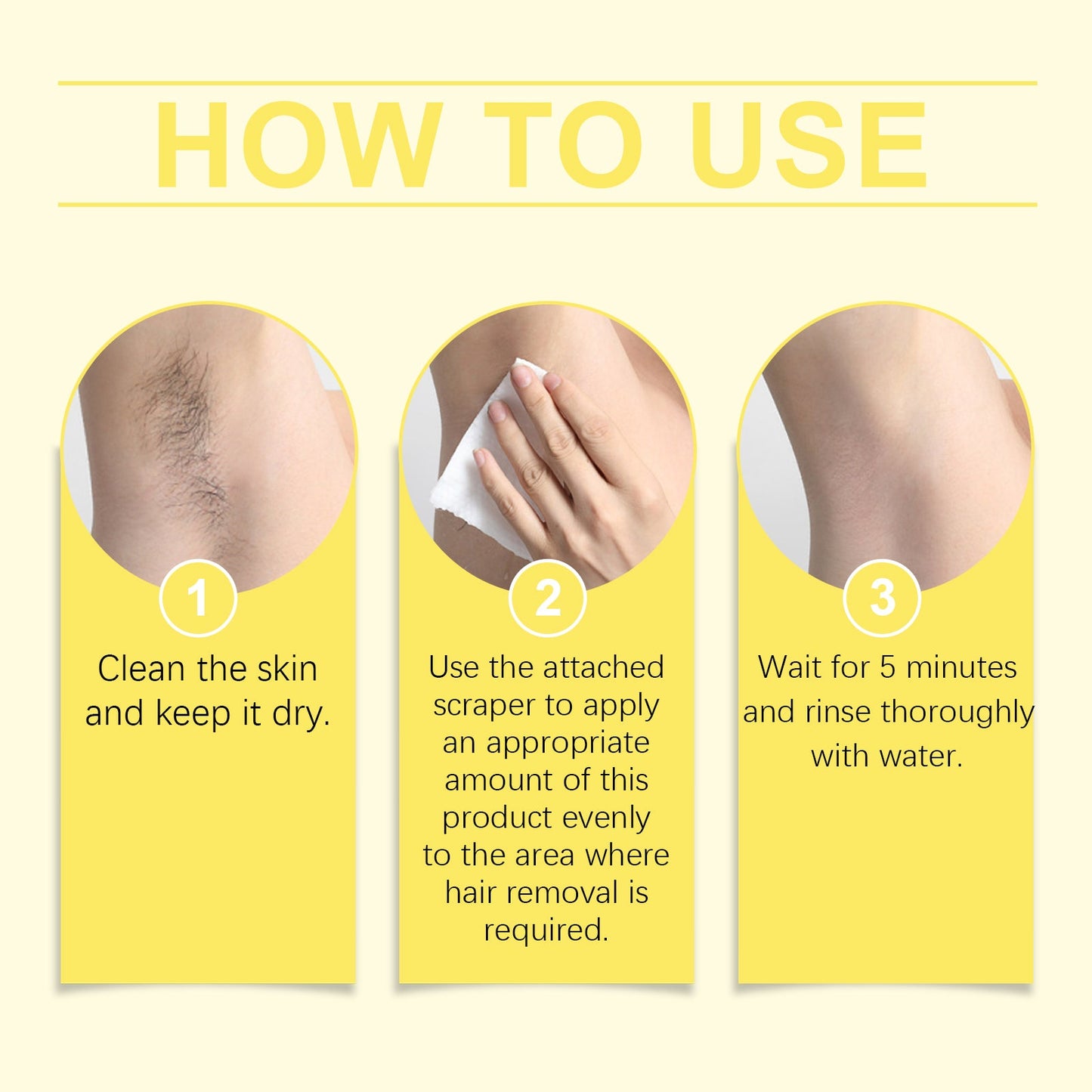 Mild Soybean Hair Removal Cream for Gentle Skin Care