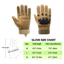 Tactical Military Airsoft Gloves for Outdoor Sports, Paintball, and Motorcycling with Touchscreen Fingertip Capability - Korvel