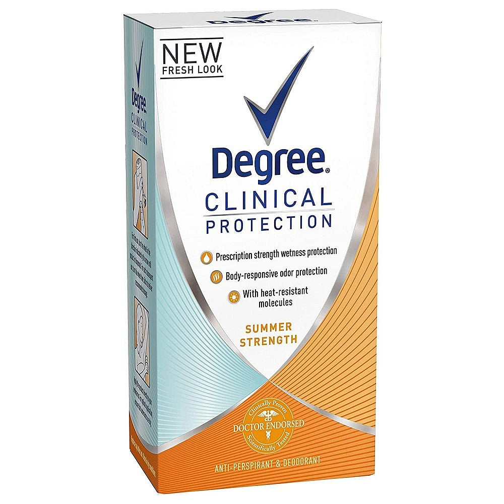Degree Clinical Protection Summer Strength Antiperspirante y Desodorante - 1.7oz