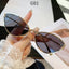 Lunettes de soleil tendance en forme de chat pour femmes - Style vintage de luxe