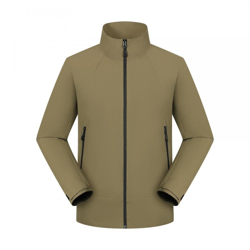 Thin Waterproof Stand Collar Jacket for Men