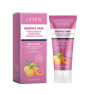 Brightening Face Scrub, Gently Cleansing Exfoliating Dead Skin Brightening Soft Cleansing Scrub - Korvel