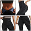 Pantalones de chándal activos de cintura alta premium para mujeres