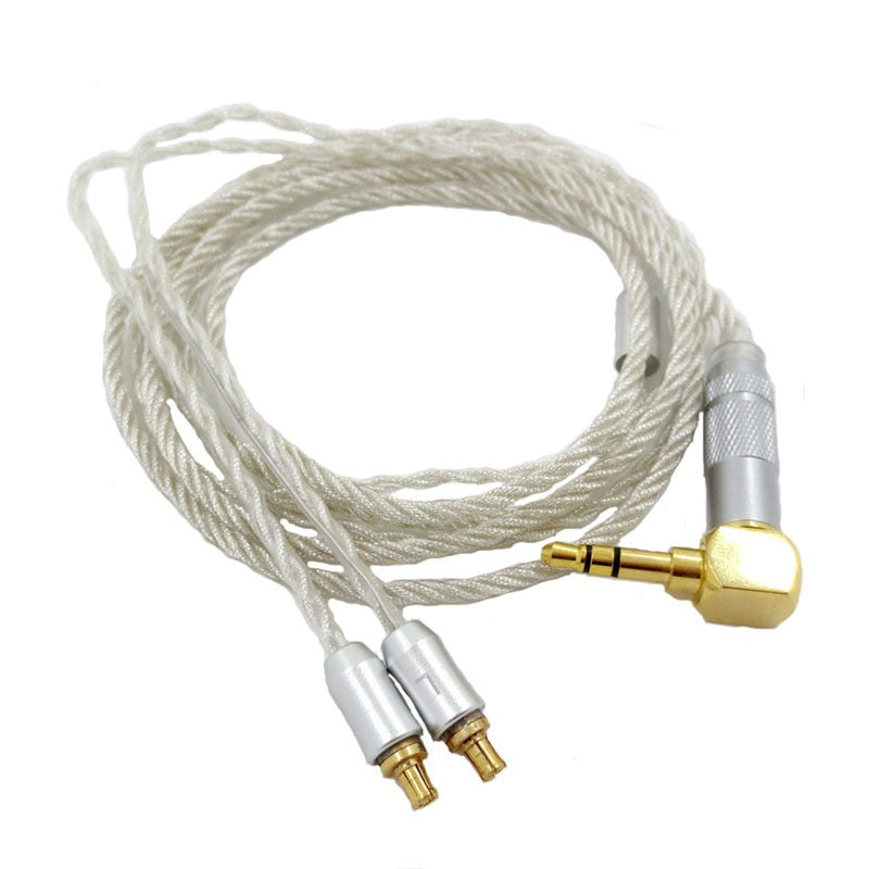 Silver foil headphone cable LS200 CKR90 LS50 70 A2DC interface audiophile headphone upgrade cable - Korvel