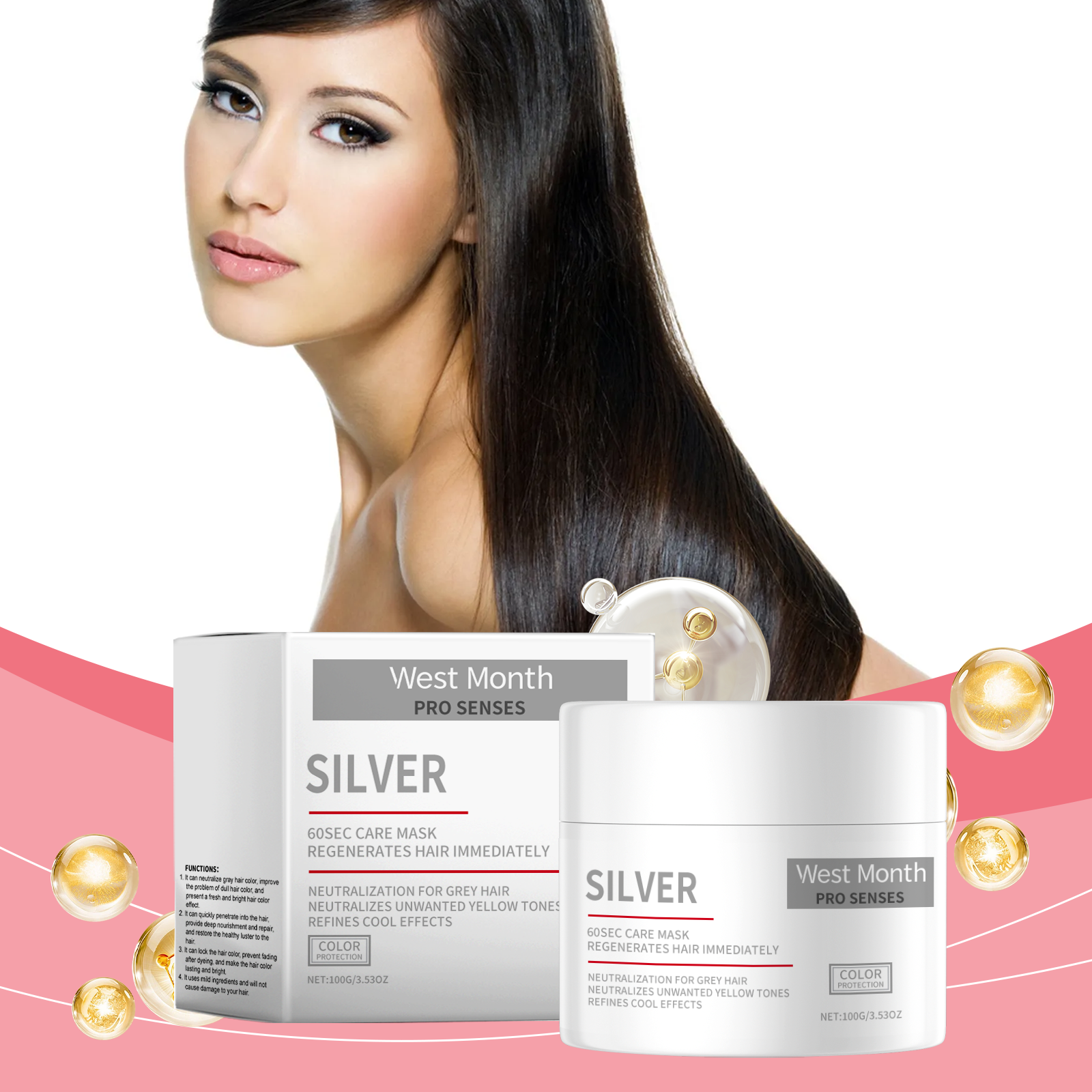 Hair Treatment Hair Mask Repair Dry And Frizzy Hair Moisturizing And Smoothing Hair Treatment - Korvel