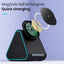 Wireless charger with speaker suitable for Apple phone magnetic wireless charging stand adjustable with Bluetooth speaker - Korvel