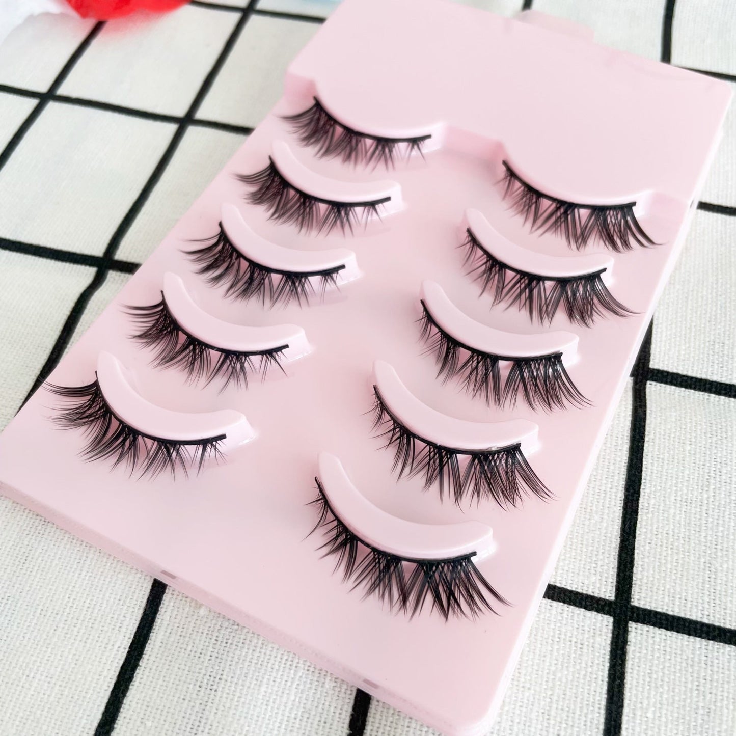 Cartoon Bushy Black Terrier Big Devil False Eyelashes Whole Piece Barbie Eyelashes Natural Little Devil - Korvel