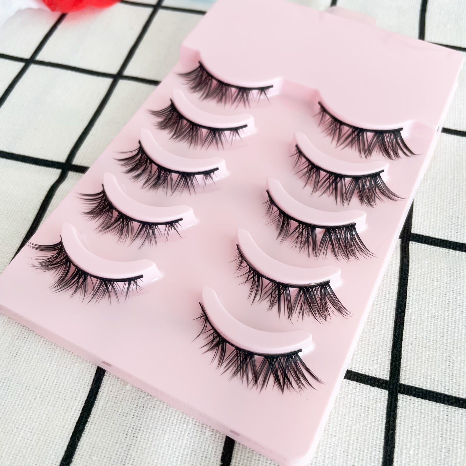 Cartoon Bushy Black Terrier Big Devil False Eyelashes Whole Piece Barbie Eyelashes Natural Little Devil - Korvel