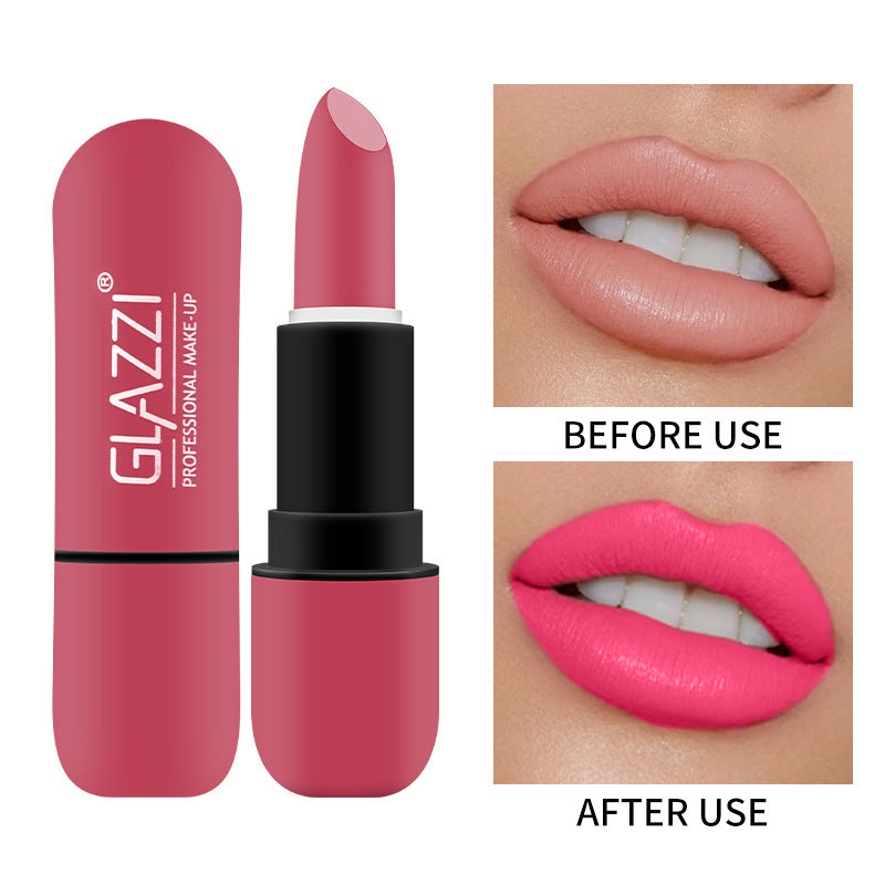 Velvet Air New Capsule Not Easy to Fall Out Lipstick Portable Matte Matte Flame Lipstick - Korvel