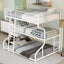 Lit superposé triple : Full XL, Twin XL et Queen Size - Blanc