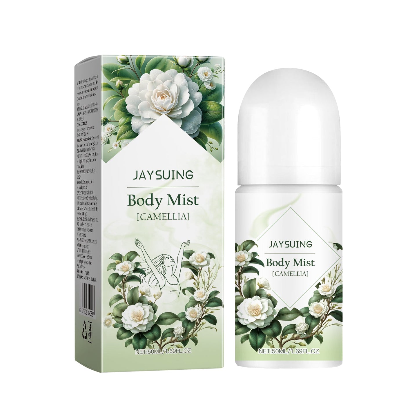 Camellia Floral Body Lotion, Body And Skin Refreshing Care Lasting Keep Fragrance Ball Body Lotion - Korvel