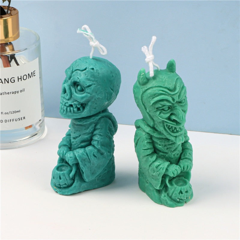 Silicone Zombie Candle Mold for Unique Decor