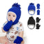 Ensemble de bonnet et gants adorable pour bébé garçon avec oreilles
