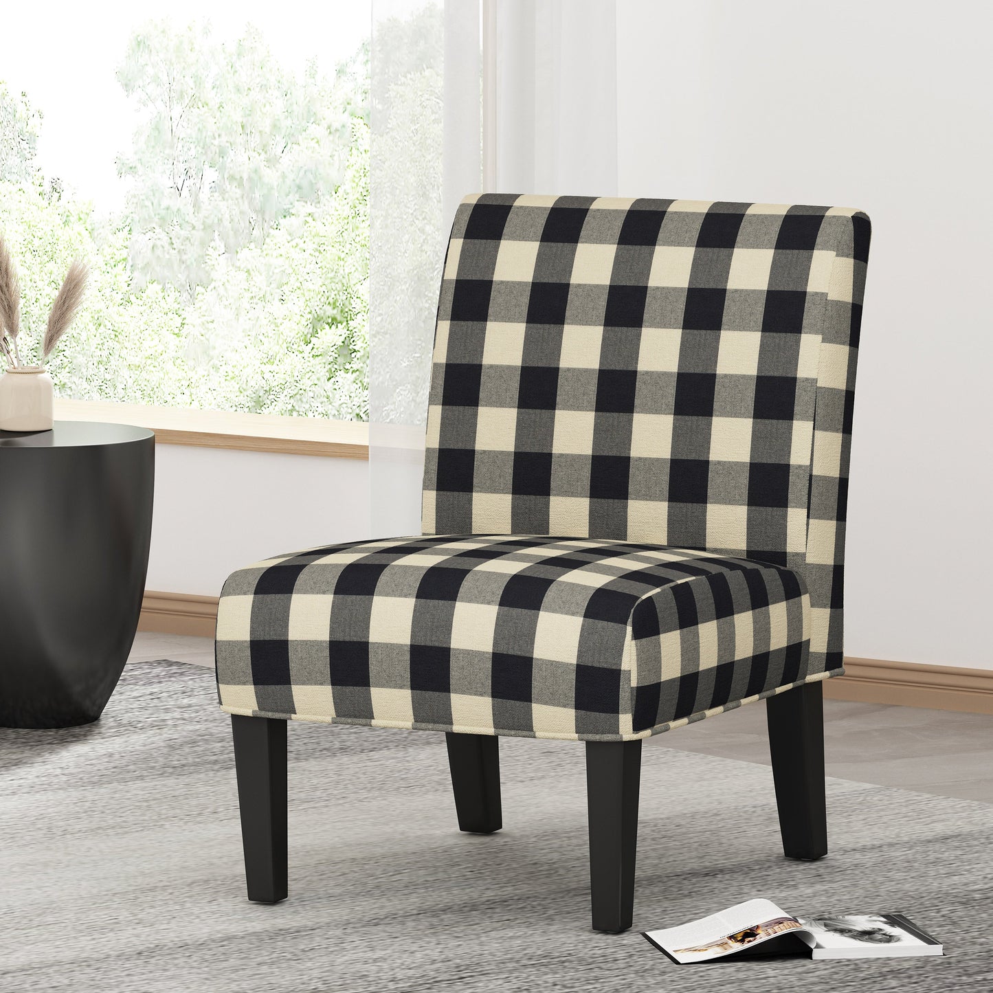 Chaise d'accent élégante pour intérieurs stylés