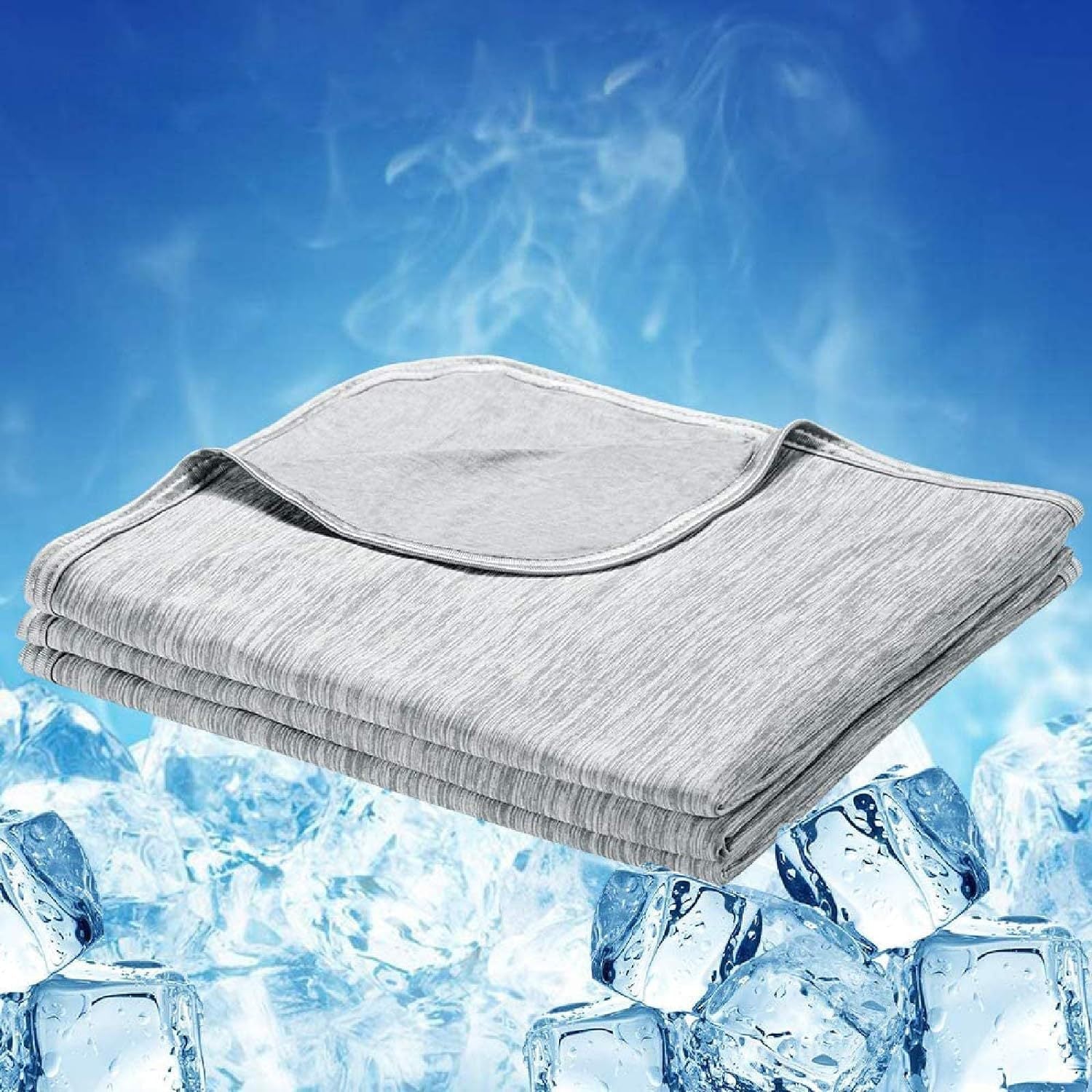Adult and children's hot sleep cooling blanket summer air conditioning cooling blanket double-layer design cooling blanket - Korvel