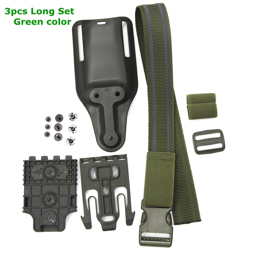 FMA Quick Release Waist Panel 3-piece Leg Hanging Sofa Lilan Outdoor Tactical Handgun Cover Quick Separation System - Korvel