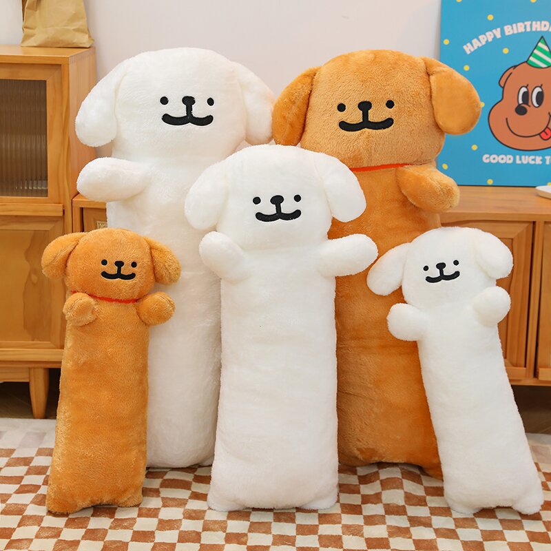 Line Dog Long Pillow Doll Line Dog Plush Toy Line Dog Doll - Korvel