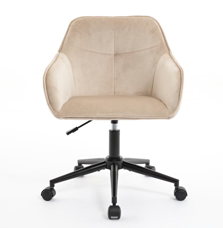 Velvet Office Desk Chair, Modern Home Desk Chair with Wheels , Vanity Chairs for Living Room, Bedroom,Study Room - Korvel