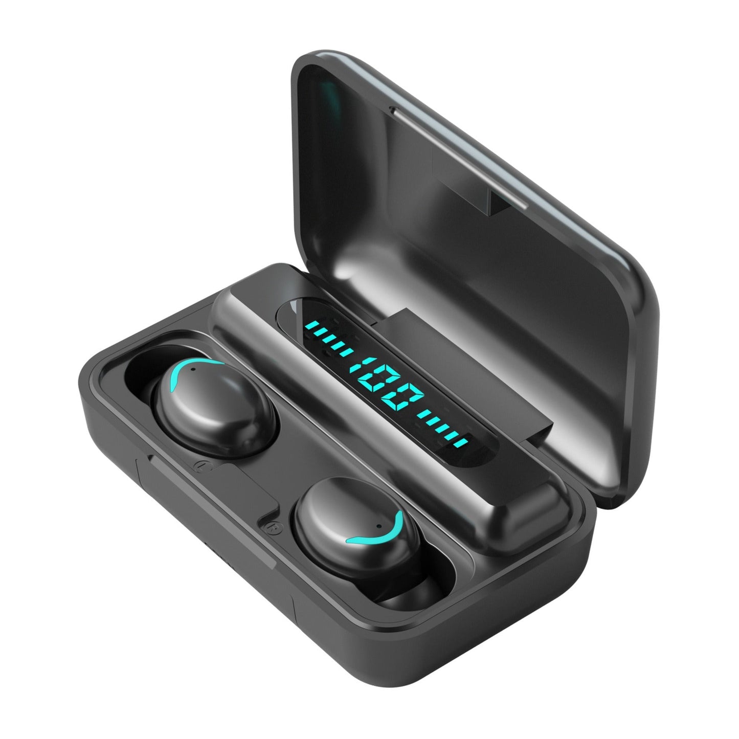 M10M30 Bluetooth Headset High-Capacity Wireless Private Model TWS New F9 Smiley Face Binaural 5.1 Noise Cancellation - Korvel