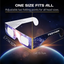 10 Pack Solar Eclipse Glasses - ISO Certified Safe Viewing