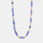 Freshwater Pearl and Titanium Steel Geometric Bead Necklace
