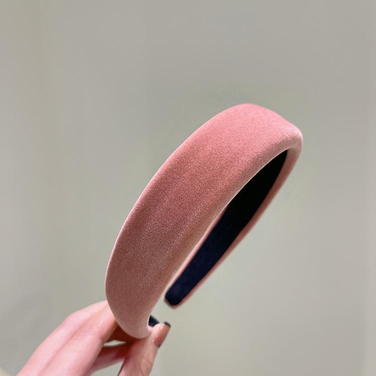 Velvet sponge wide edge headband - Korvel