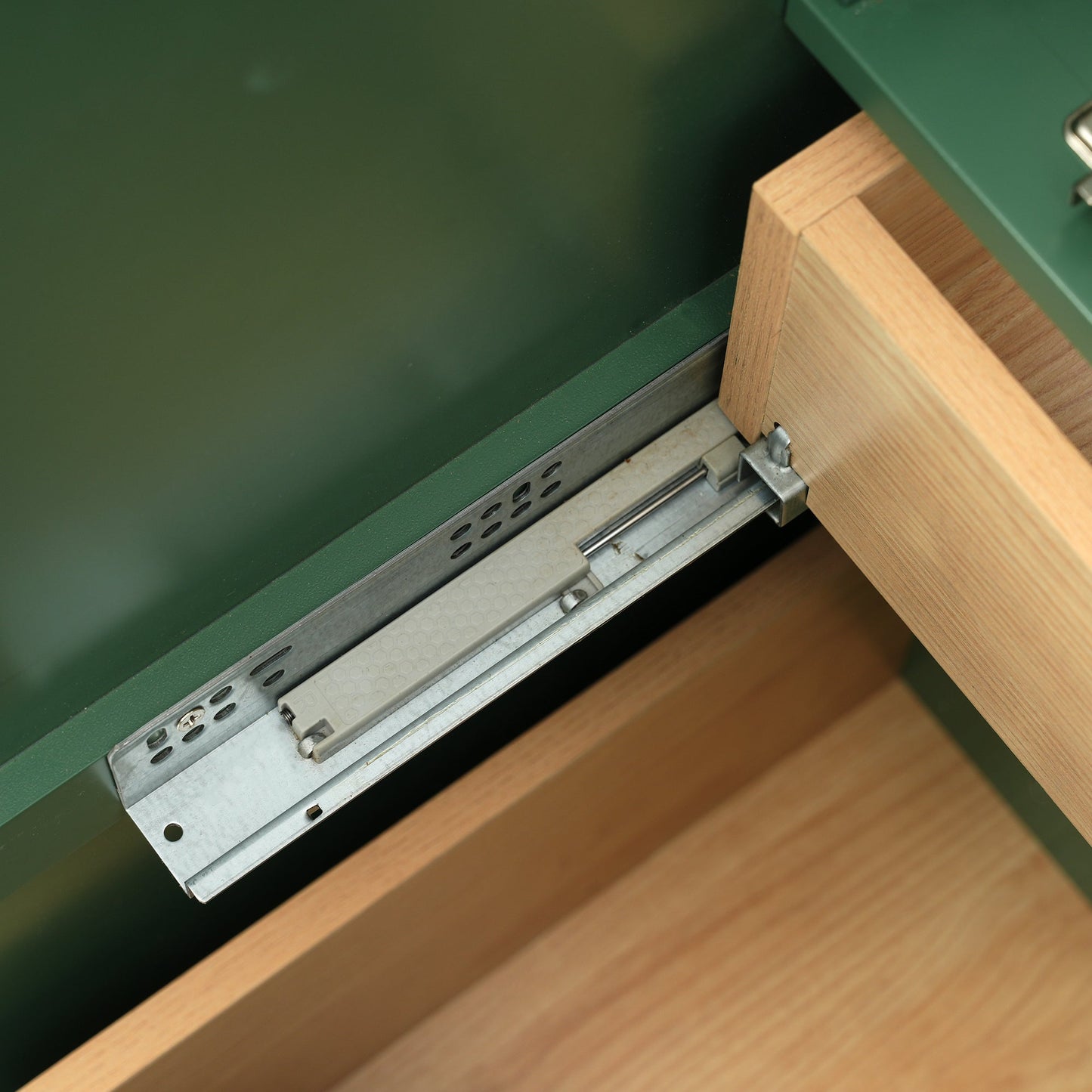 30-Inch Green Bathroom Vanity with Ceramic Sink