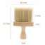 Broken Hair Sweeping Brush Bangs Brush Neck Sweeping Wooden Handle Large Imitation Mane Hairdressing Hairdressing Cleaning Brush - Korvel