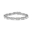 Pulsera de Enlace de Diamantes Princesa Invisible de Oro Blanco de 14K - 2.00 Cttw