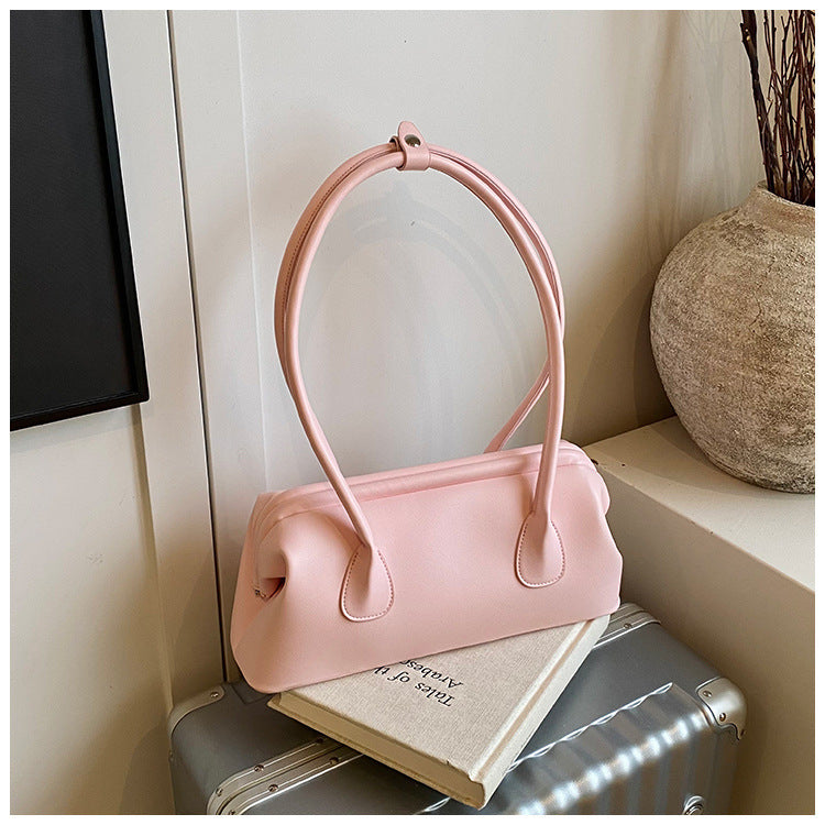 Elegant High-Capacity Baguette Underarm Bag