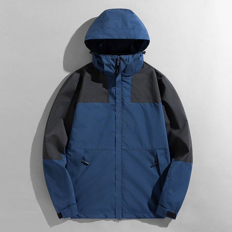 Veste Shell Trois-en-Un Haute Imperméable pour Hommes