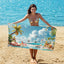Double-Sided Velvet Beach Towel - Quick-Drying & Soft