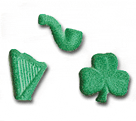 Decoraciones de Azúcar Comestibles para San Patricio - 220 Piezas