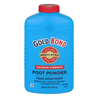 Polvo para pies de máxima fuerza Gold Bond - 10 oz