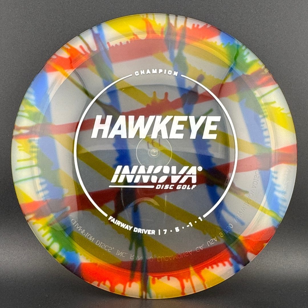 I-Dye Champion Hawkeye Disc Golf Driver