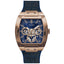 Montre multifonction Guess pour homme en bleu et ton or