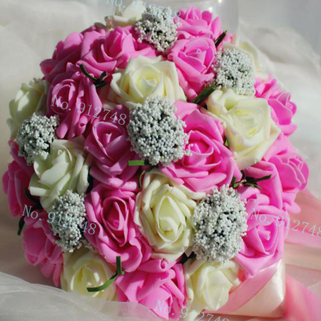 Ramo de Novia Artificial Colorido para Bodas