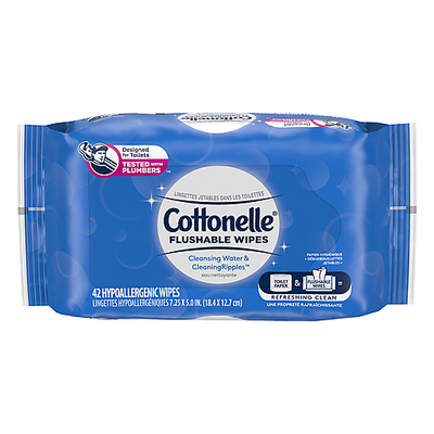 Cottonelle Flushable Baby Wipes Refill
