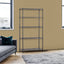 Unité de rangement en métal fil ajustable - Noir