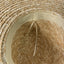 Seaside Sunshade Large Brim Flat Top Straw Sun Hat